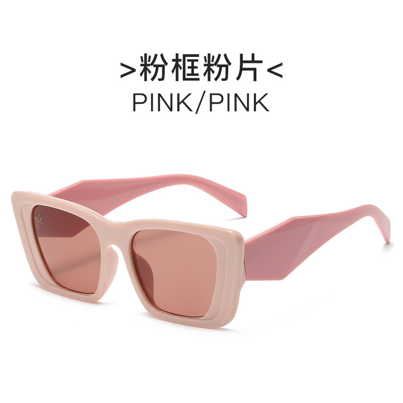 Women geometric oversized sunglasses Bowlift