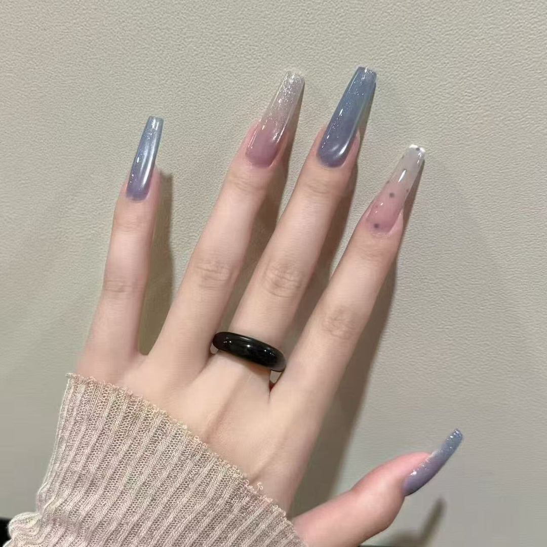 Stylish Glitter Star Nail Art Bowlift