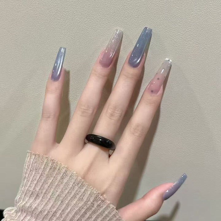 Stylish Glitter Star Nail Art Bowlift