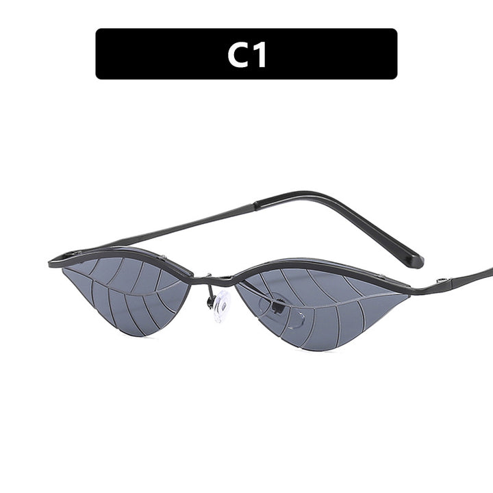 Women Cat-Eye Sunglasses with innovative leaf design Bowlift