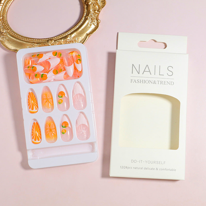 DIY Elegant Press-On Nail Set Bowlift