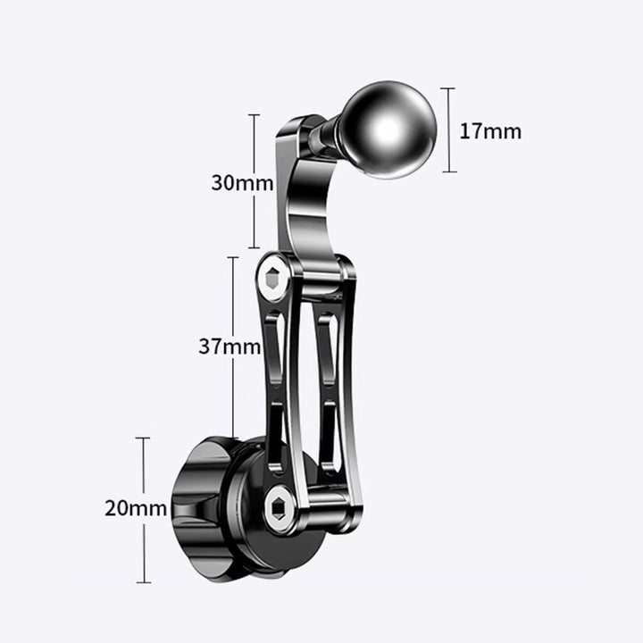 Unisex 17mm ball head mounting adapter for flexible applications Bowlift