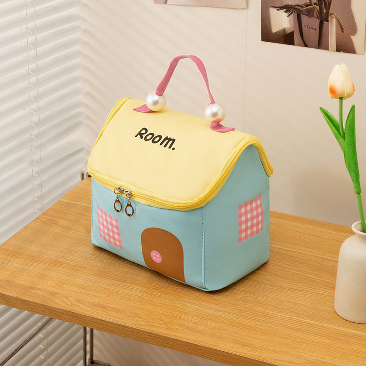 Kids Playful House-Shaped Lunch Tote Bowlift