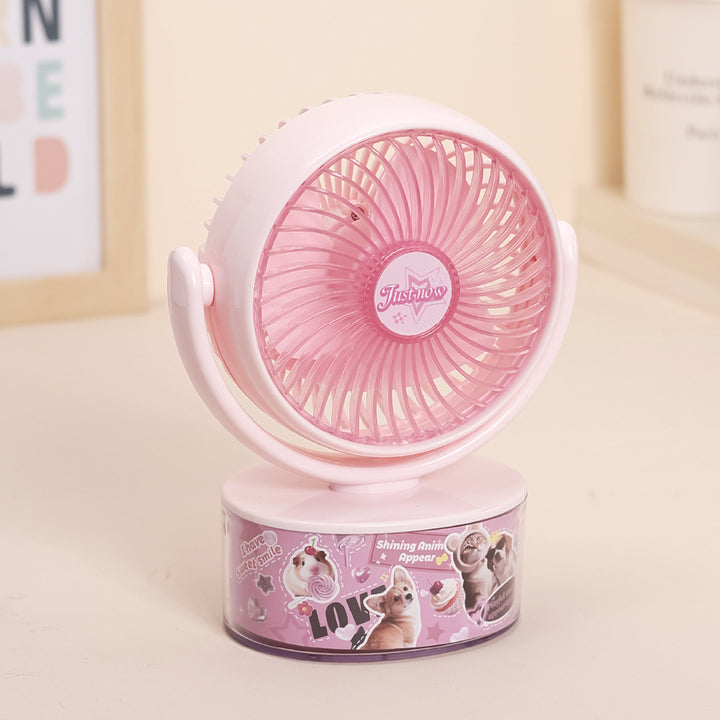 Ladies humorous USB table fan Bowlift