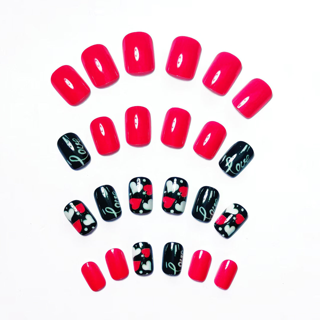Creative Love-Themed Nail Art Bowlift