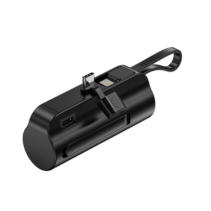 Portable power bank with integrated cable Bowlift