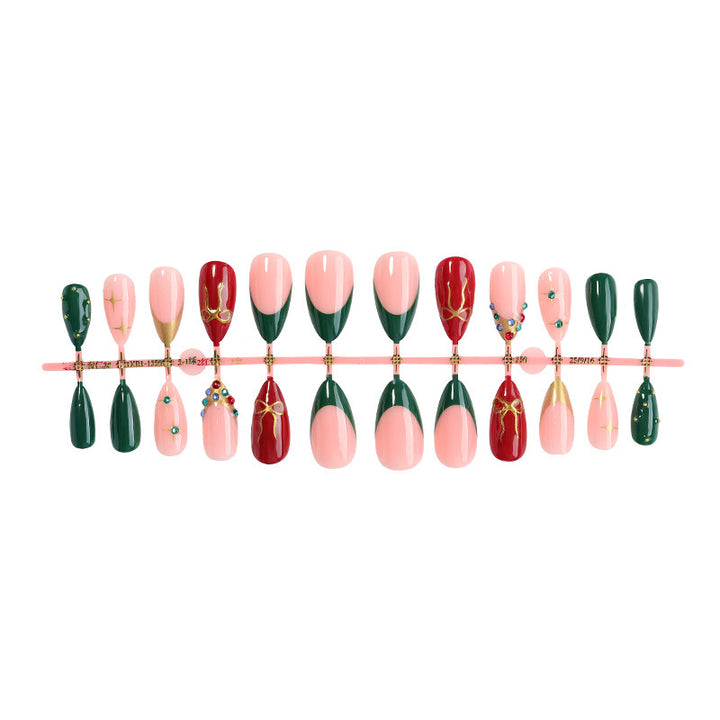 Creative nail art set with festive designs Bowlift