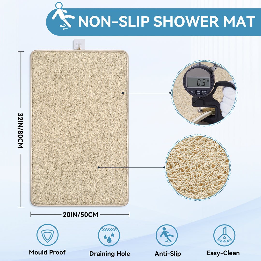 Absorbent Shower Comfort Mat Bowlift