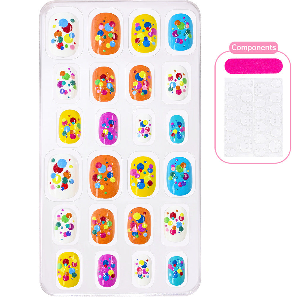 Creative Cartoon-Themed Press-On Nail Collection Bowlift