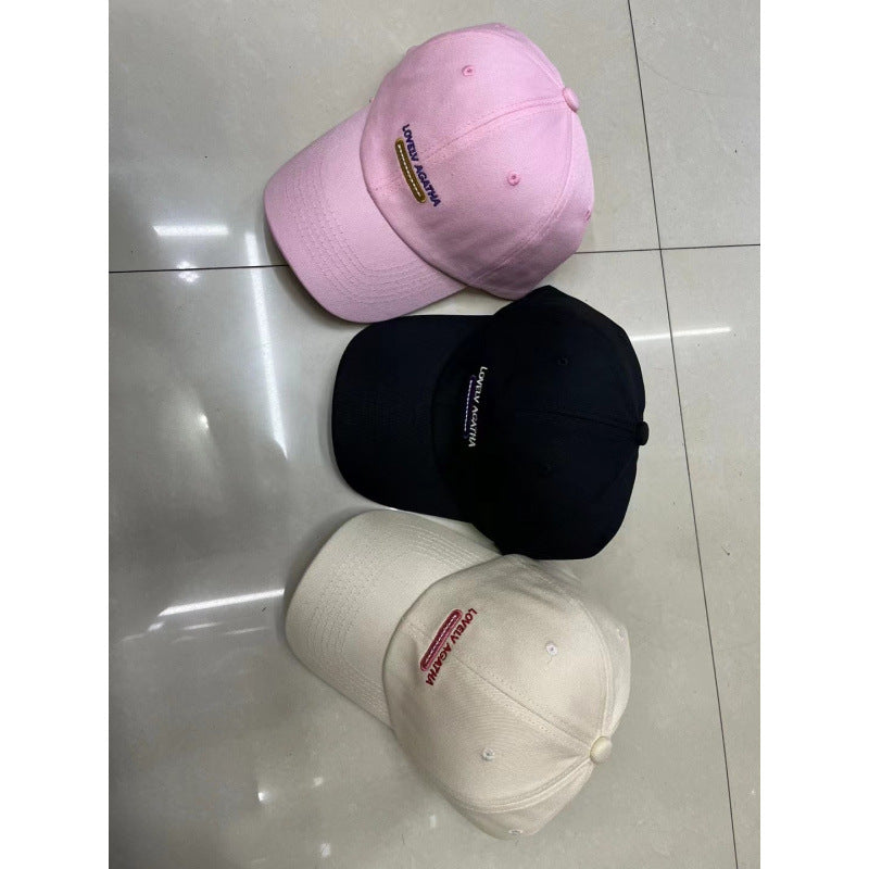 Women's Suede Embroidered Baseball Cap Bowlift