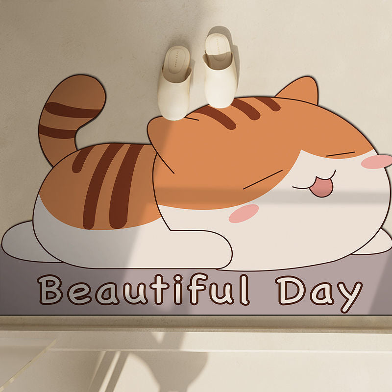 Cute Penguin-Themed Bath Mat Bowlift