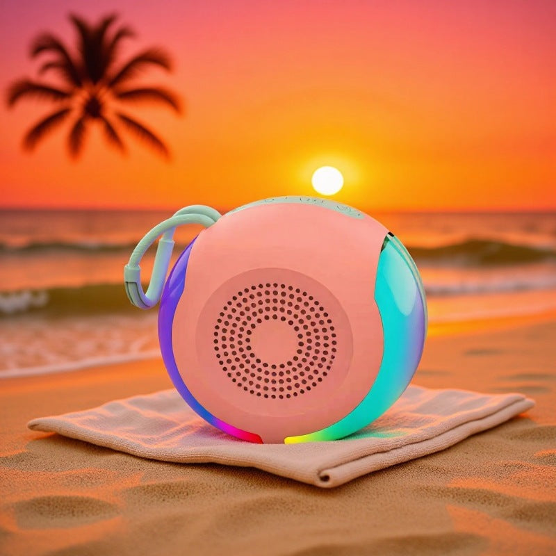 Unisex Portable Bluetooth Speaker with LED Light Effects Bowlift