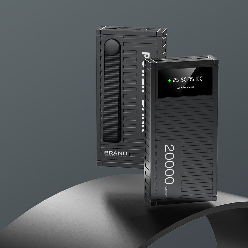 High-performance power bank with digital charge level display Bowlift