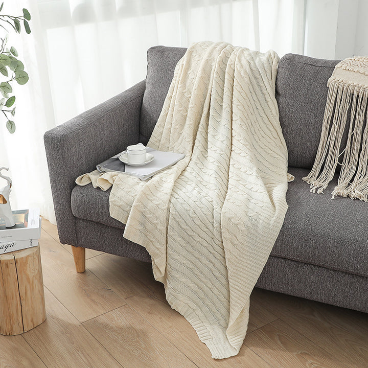 Home Cozy Knitted Throw