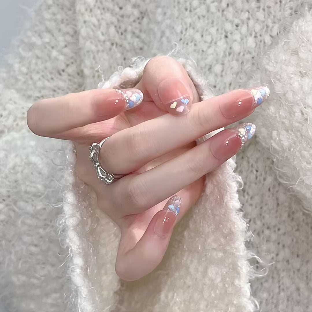 Whimsical Character-Designed Press-On Nail Art Bowlift