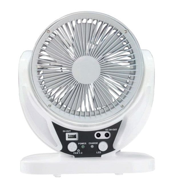 Women's solar-powered fan with LED lights and USB charging function Bowlift