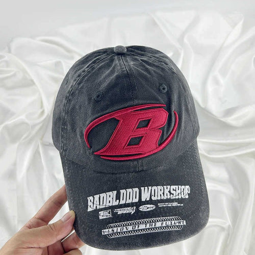 Men's Distressed Graphic Baseball Cap Bowlift 1784188336