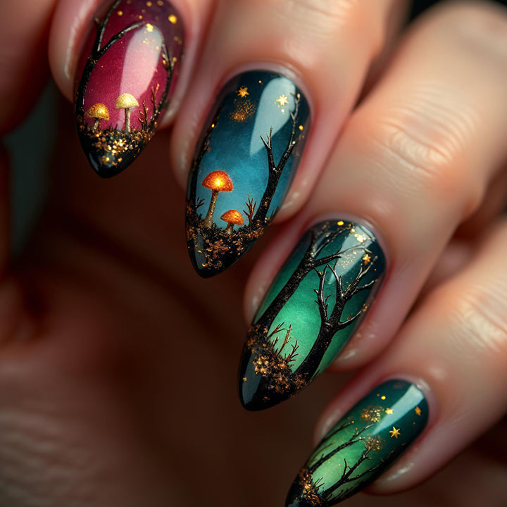 Nature-Inspired Nail Art Set Bowlift