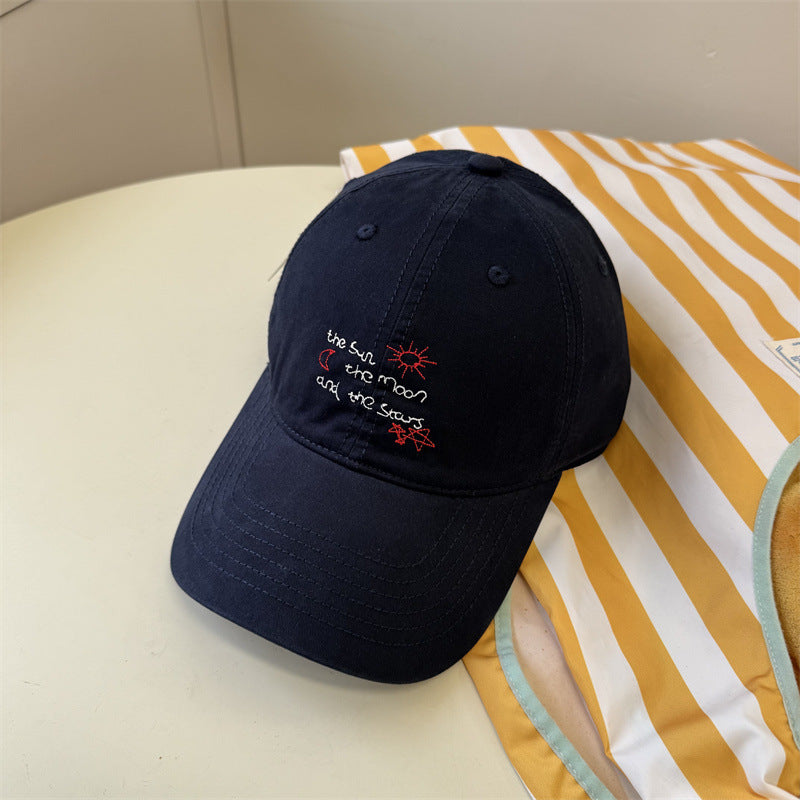 Women's Casual Embroidered Dad Cap Bowlift