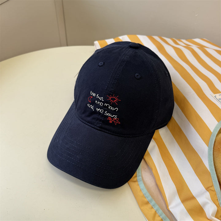 Women's Casual Embroidered Dad Cap Bowlift