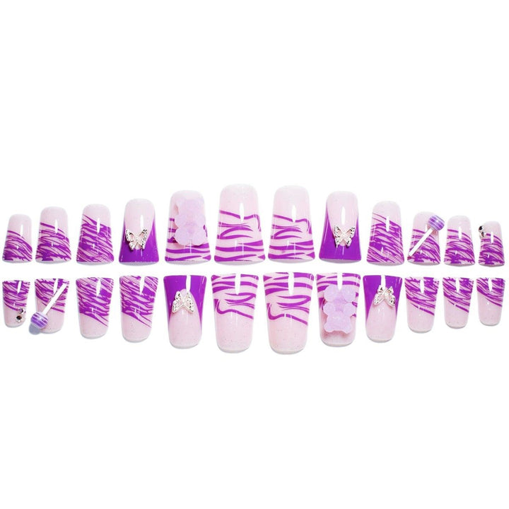 Artistic Butterfly Nail Design Extensions Bowlift