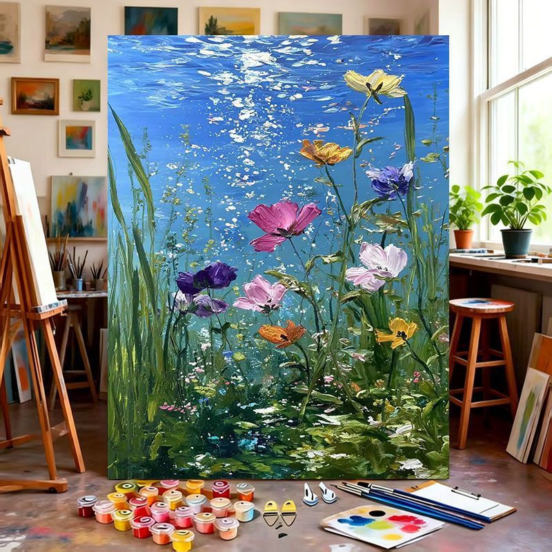 Floral Art Canvas Bowlift