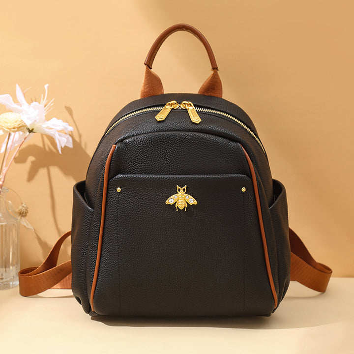 Chic Textured Mini Backpack Bowlift