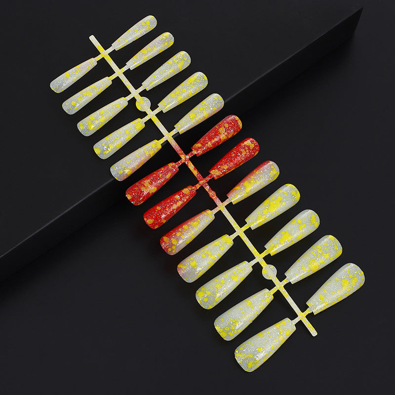 Artificial nails in creative drop design Bowlift
