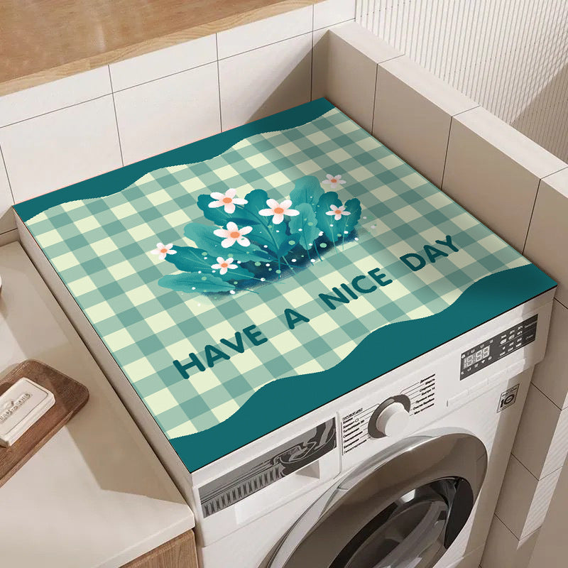 Decorative Laundry Top Mat Bowlift