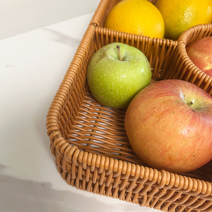 Multi-Compartment Woven Fruit Basket Bowlift