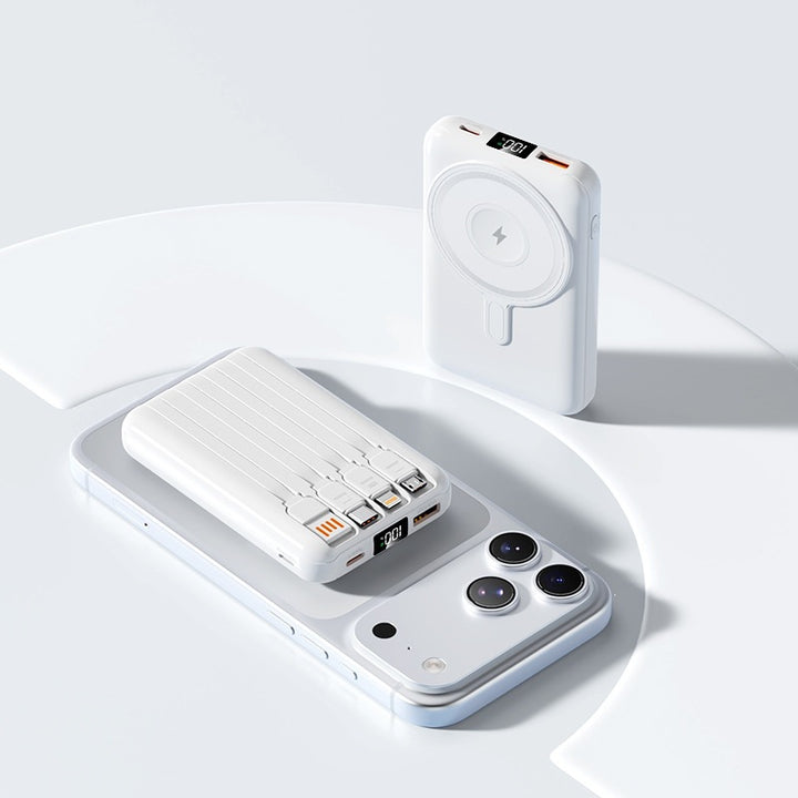 Portable power bank with magnetic function Bowlift
