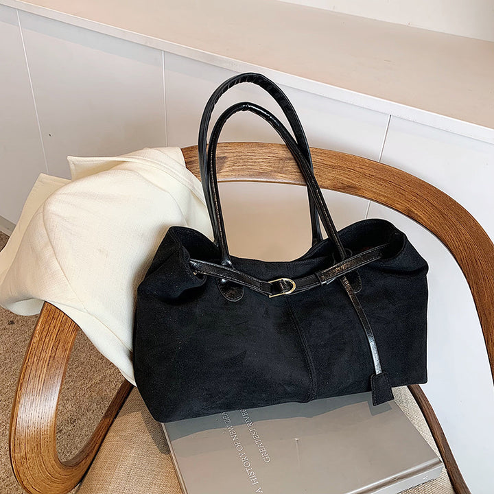 Suede Tote Bag Bowlift