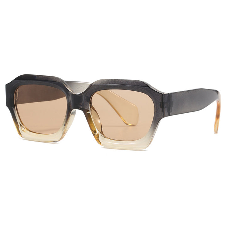 Women's fashionable geometric oversized sunglasses Bowlift