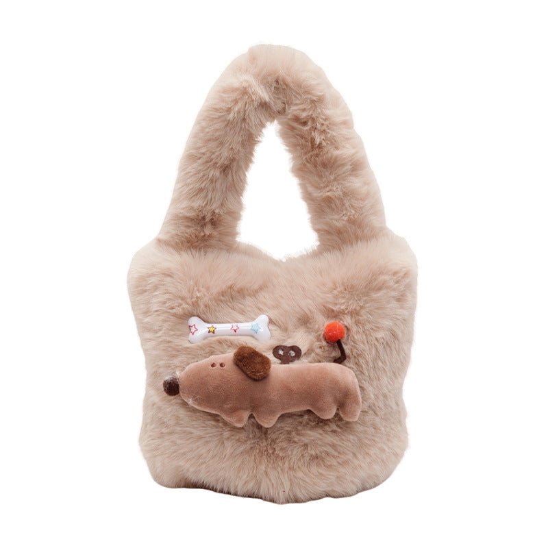 Plush Tote Bag Bowlift