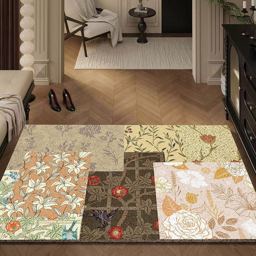Floral Pattern Area Rug