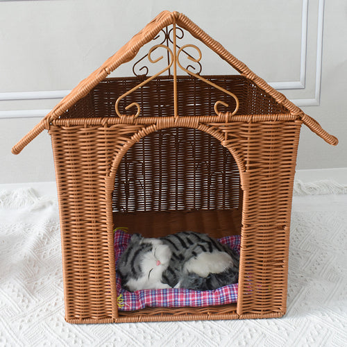 Cozy Decorative Pet House Bowlift