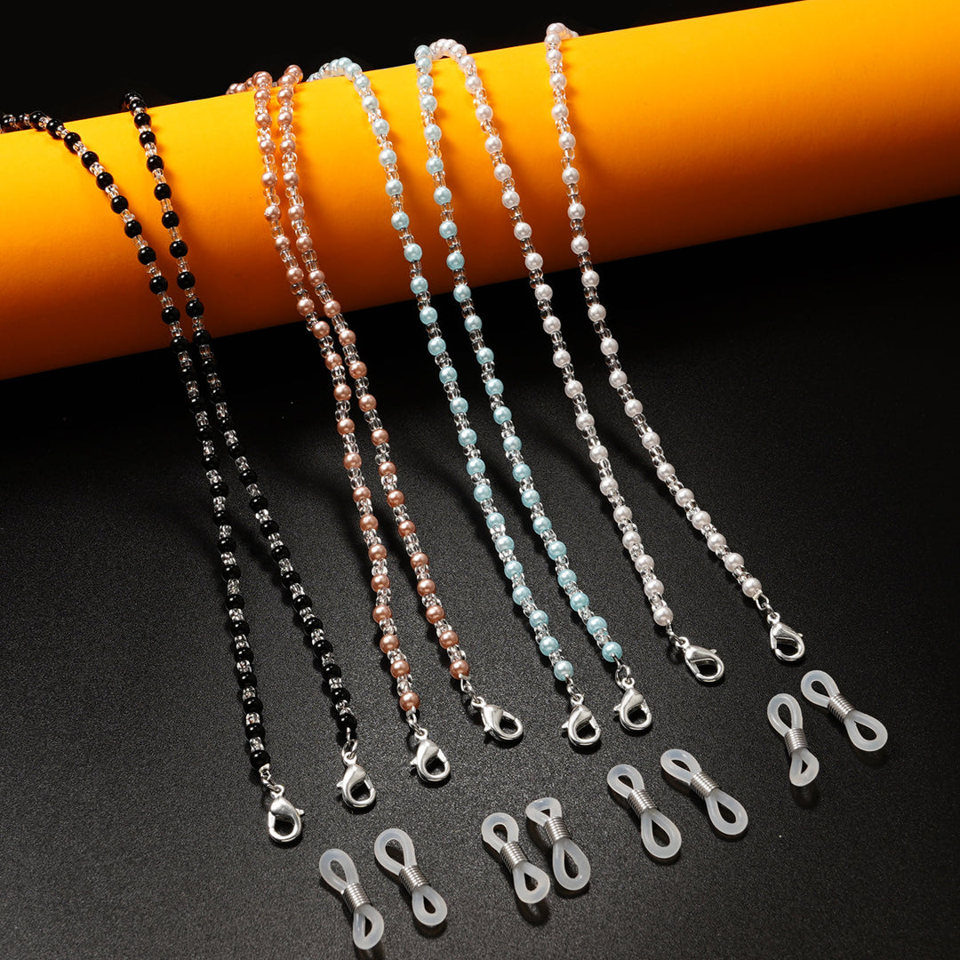 Elegantly Beaded Eyewear Chain Bowlift
