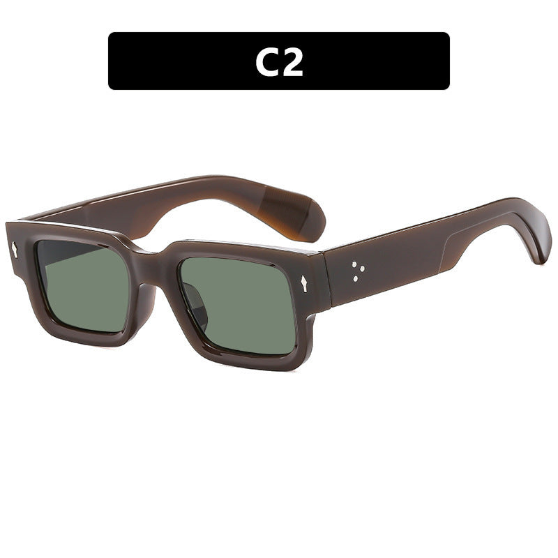 Women's fashionable square sunglasses in striking tortoiseshell design Bowlift