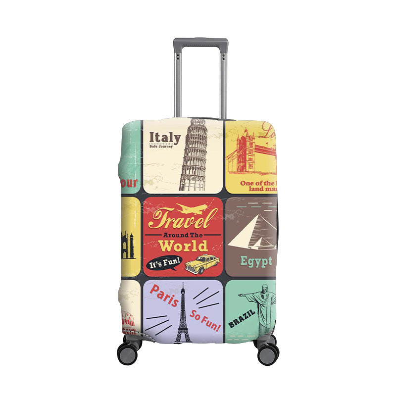 Camouflage Patterned Hard Shell Luggage Bowlift