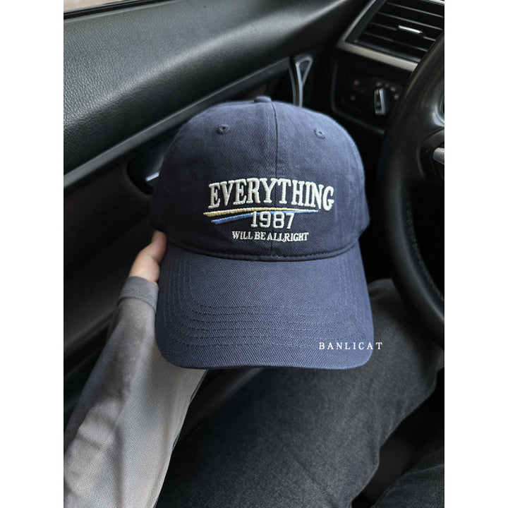 Men's Casual Embroidered Statement Baseball Cap Bowlift