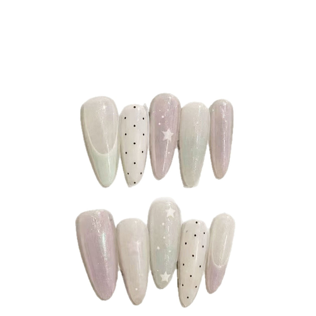 Elegant Long-Lasting Press-On Nail Set Bowlift