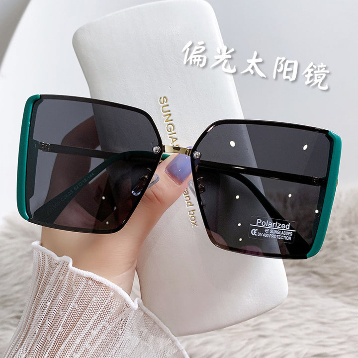 Women's polarized sunglasses with elegant oversized frame Bowlift