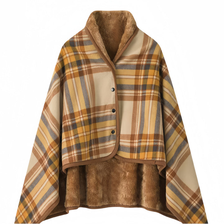 Women Cozy Blanket Poncho Bowlift