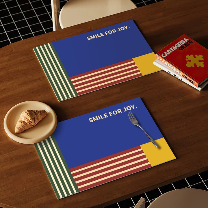 Elegant Geometric Table Placemats