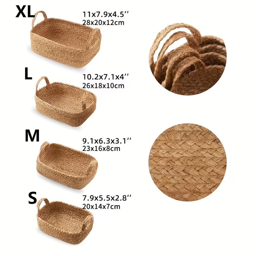 Decorative Woven Storage Basket Bowlift