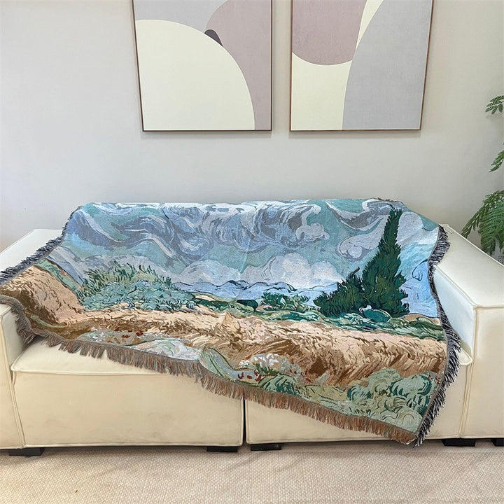 Artistic Tapestry Throw Blanket