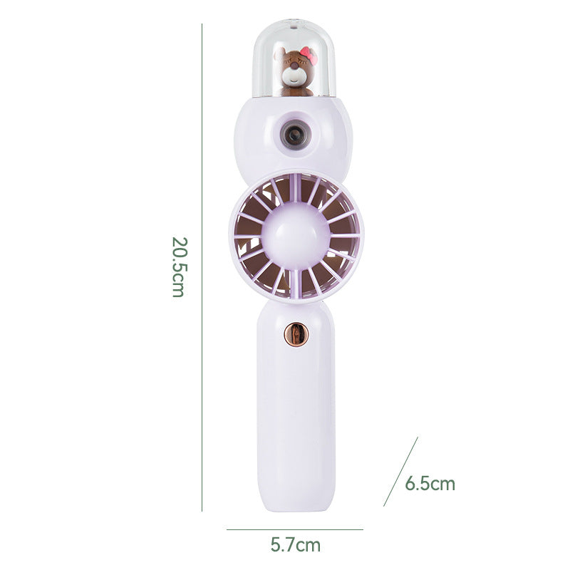 Ladies portable mini fan in cute animal design Bowlift