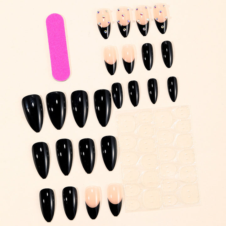Glamorous Stiletto Acrylic Nail Art Bowlift