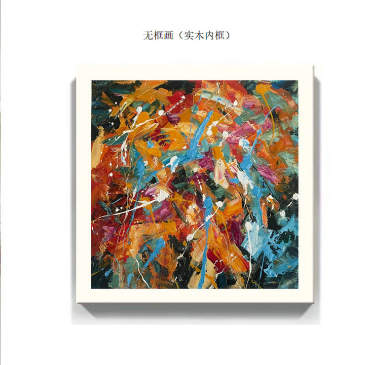 Abstract Expressionist Canvas Artwork