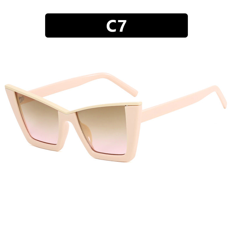 Women's fashionable sunglasses with a unique geometric frame Bowlift